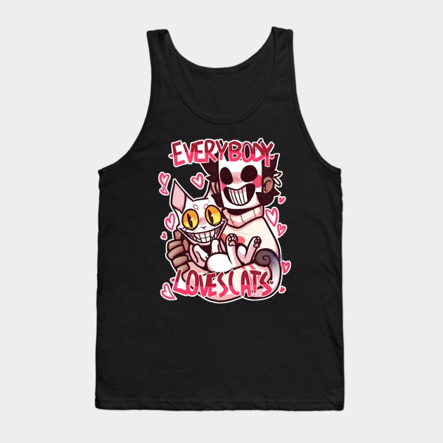 Everybody Loves cats Tank Top by LtL55